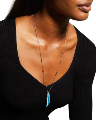 Stephen Webster Shard Pendant Necklace with Turquoise Clear Quartz | Thumbnail 1 Stephen Webster Shard Pendant Necklace with Turquoise Clear Quartz | Thumbnail 1