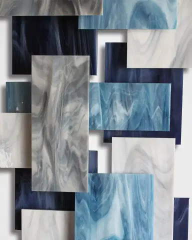 Karo Studios Glass and Metal Wall Sculpture | Thumbnail 4 Karo Studios Glass and Metal Wall Sculpture | Thumbnail 4