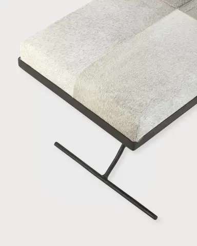 Jamie Young Kai Hairhide Bench - 50" | Thumbnail 4 Jamie Young Kai Hairhide Bench - 50" | Thumbnail 4
