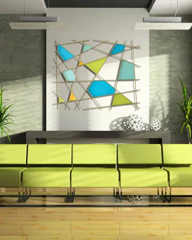 Karo Studios Glass and Metal Wall Sculpture | Thumbnail 2 Karo Studios Glass and Metal Wall Sculpture | Thumbnail 2