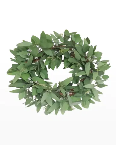Winward Home Seeded Eucalyptus Wreath | Thumbnail 2 Winward Home Seeded Eucalyptus Wreath | Thumbnail 2