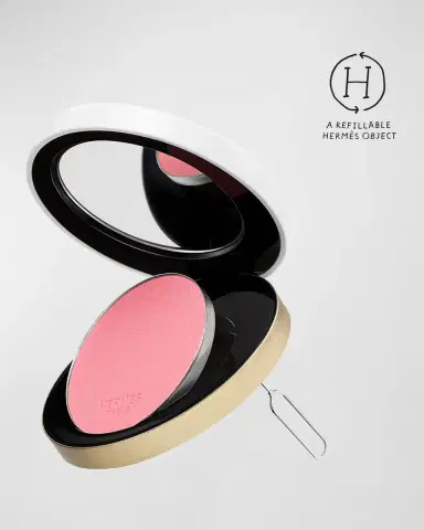 Hermes Rose Silky Blush Powder Refill | Thumbnail 5 Hermes Rose Silky Blush Powder Refill | Thumbnail 5