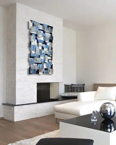 Karo Studios Glass and Metal Wall Sculpture | Thumbnail 2 Karo Studios Glass and Metal Wall Sculpture | Thumbnail 2