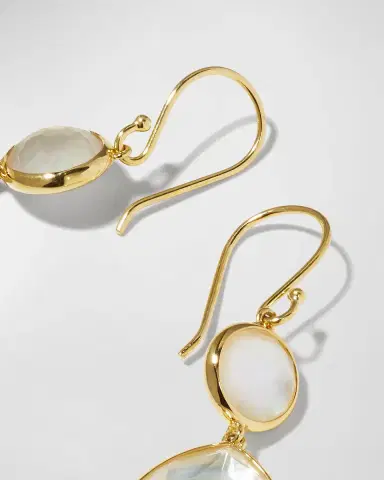 Ippolita Rock Candy Snowman Teardrop Earrings in 18K Gold | Thumbnail 3 Ippolita Rock Candy Snowman Teardrop Earrings in 18K Gold | Thumbnail 3