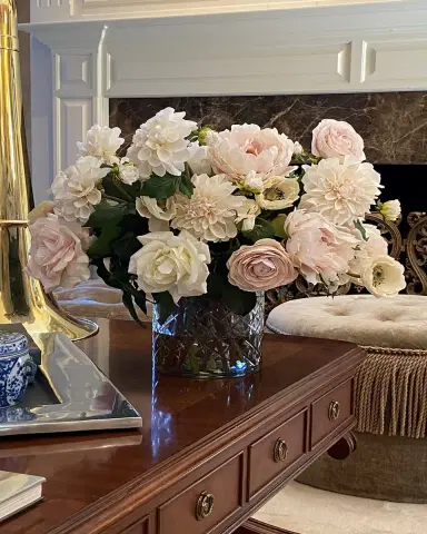 Winward Home Cafe Au Lait Combo Faux Flowers in Vase | Thumbnail 2 Winward Home Cafe Au Lait Combo Faux Flowers in Vase | Thumbnail 2