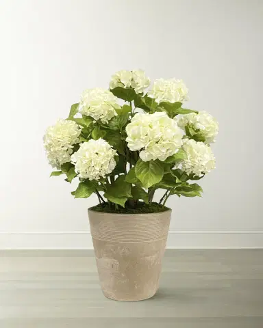 Winward Home Faux Hydrangeas in Planter | Thumbnail 1 Winward Home Faux Hydrangeas in Planter | Thumbnail 1