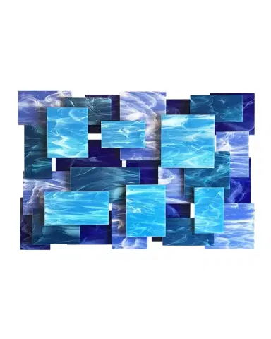 Karo Studios Glass and Metal Wall Sculpture | Thumbnail 1 Karo Studios Glass and Metal Wall Sculpture | Thumbnail 1