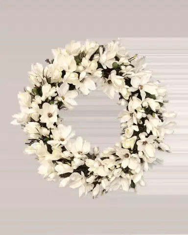Winward Home Tree Magnolia Wreath | Thumbnail 2 Winward Home Tree Magnolia Wreath | Thumbnail 2