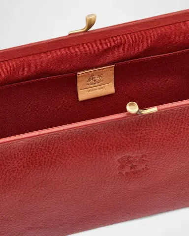 Il Bisonte Classic Vaccjetta Leather Clutch Bag | Thumbnail 3 Il Bisonte Classic Vaccjetta Leather Clutch Bag | Thumbnail 3