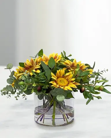 Winward Home Sunflower Mix In Glass | Thumbnail 2 Winward Home Sunflower Mix In Glass | Thumbnail 2