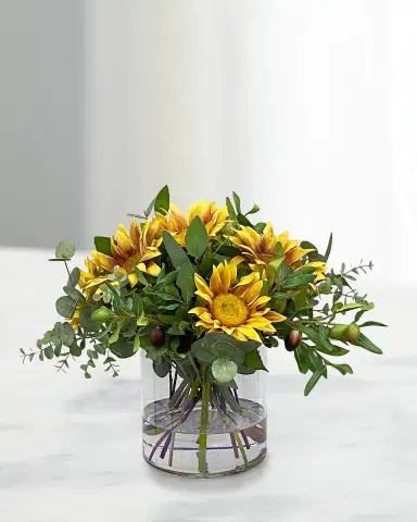 Winward Home Sunflower Mix In Glass | Thumbnail 1 Winward Home Sunflower Mix In Glass | Thumbnail 1