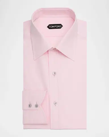 TOM FORD Men's Cotton Dress Shirt | Thumbnail 3 TOM FORD Men's Cotton Dress Shirt | Thumbnail 3
