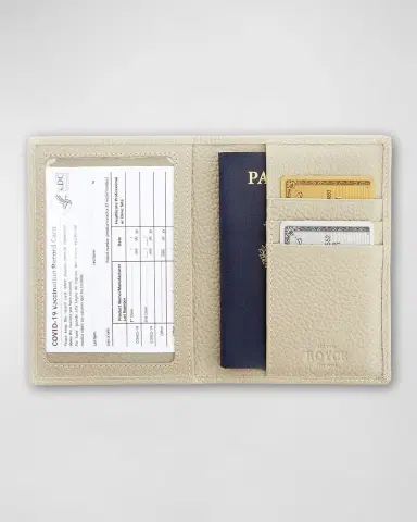 Royce New York Personalized Leather RFID-Blocking Passport Case | Thumbnail 2 Royce New York Personalized Leather RFID-Blocking Passport Case | Thumbnail 2