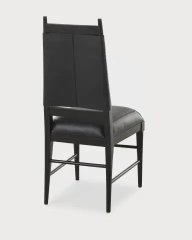 Arteriors Keegan Leather Dining Chair | Thumbnail 3 Arteriors Keegan Leather Dining Chair | Thumbnail 3
