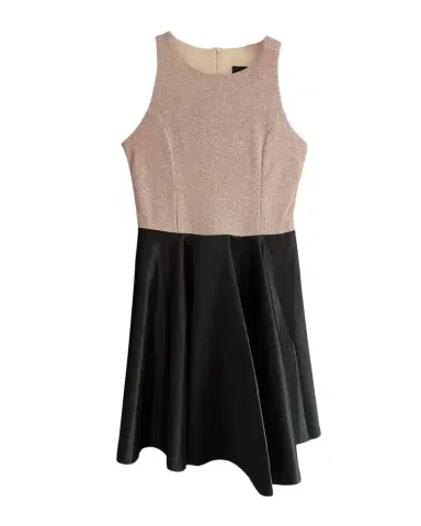Un Deux Trois Girl's Two-Tone Fit-&-Flare Dress, Size 7-16 | Thumbnail 1 Un Deux Trois Girl's Two-Tone Fit-&-Flare Dress, Size 7-16 | Thumbnail 1