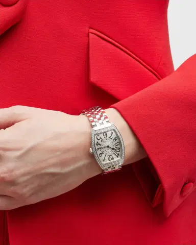 Franck Muller Stainless Steel Cintree Curvex Diamond Watch with Bracelet Strap | Thumbnail 2 Franck Muller Stainless Steel Cintree Curvex Diamond Watch with Bracelet Strap | Thumbnail 2