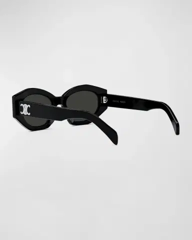 CELINE Triomphe Logo Acetate Cat-Eye Sunglasses | Thumbnail 2 CELINE Triomphe Logo Acetate Cat-Eye Sunglasses | Thumbnail 2