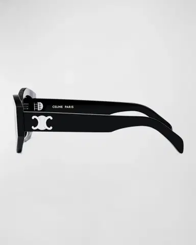 CELINE Triomphe Logo Acetate Cat-Eye Sunglasses | Thumbnail 3 CELINE Triomphe Logo Acetate Cat-Eye Sunglasses | Thumbnail 3