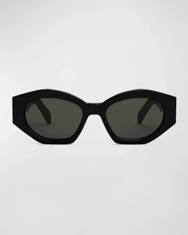 CELINE Triomphe Logo Acetate Cat-Eye Sunglasses | Thumbnail 4 CELINE Triomphe Logo Acetate Cat-Eye Sunglasses | Thumbnail 4