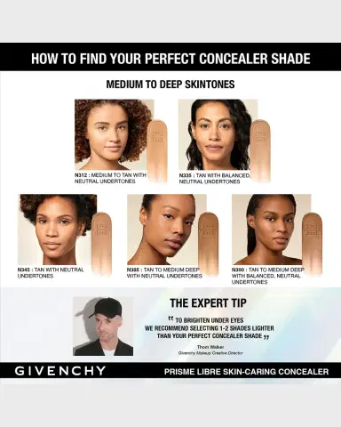 Givenchy Prisme Libre Skin-Caring 24-Hour Hydrating & Correcting Multi-Use Concealer | Thumbnail 4 Givenchy Prisme Libre Skin-Caring 24-Hour Hydrating & Correcting Multi-Use Concealer | Thumbnail 4