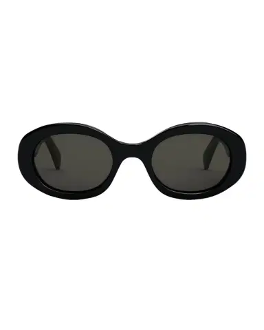 CELINE Triomphe Logo Oval Acetate Sunglasses | Thumbnail 1 CELINE Triomphe Logo Oval Acetate Sunglasses | Thumbnail 1