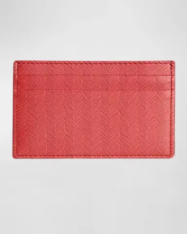 Bell'INVITO Chevron Leather Credit Card Case | Thumbnail 3 Bell'INVITO Chevron Leather Credit Card Case | Thumbnail 3