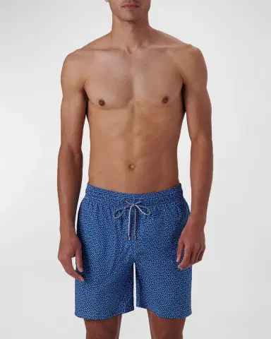Bugatchi Men 's Cosmo Abstract Swim Trunks | Thumbnail 2 Bugatchi Men 's Cosmo Abstract Swim Trunks | Thumbnail 2