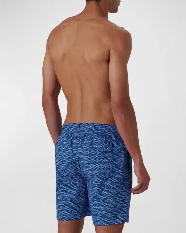 Bugatchi Men 's Cosmo Abstract Swim Trunks | Thumbnail 3 Bugatchi Men 's Cosmo Abstract Swim Trunks | Thumbnail 3