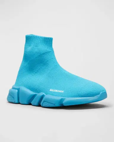 Balenciaga Kid 's Knit Sock Trainer Sneakers | Thumbnail 2 Balenciaga Kid 's Knit Sock Trainer Sneakers | Thumbnail 2