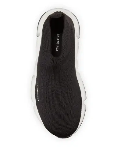 Balenciaga Kid 's Two-Tone Knit Sock Trainer Sneakers | Thumbnail 2 Balenciaga Kid 's Two-Tone Knit Sock Trainer Sneakers | Thumbnail 2