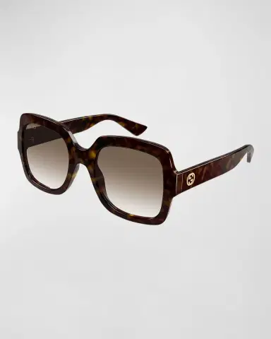Gucci Gradient GG Square Injection Plastic Sunglasses | Thumbnail 3 Gucci Gradient GG Square Injection Plastic Sunglasses | Thumbnail 3
