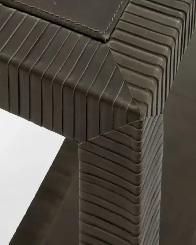 Arteriors Oswald Leather Console | Thumbnail 5 Arteriors Oswald Leather Console | Thumbnail 5