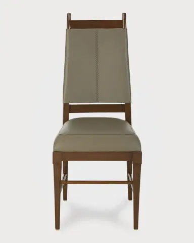 Arteriors Keegan Leather Dining Chair | Thumbnail 2 Arteriors Keegan Leather Dining Chair | Thumbnail 2