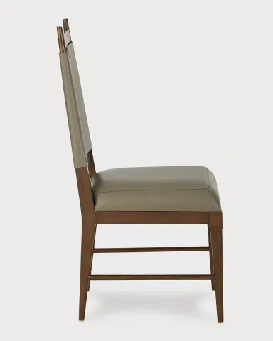 Arteriors Keegan Leather Dining Chair | Thumbnail 3 Arteriors Keegan Leather Dining Chair | Thumbnail 3