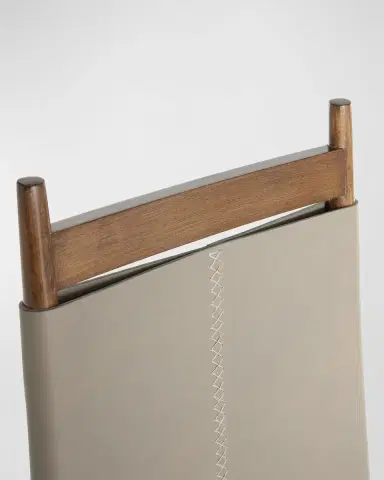 Arteriors Keegan Leather Dining Chair | Thumbnail 5 Arteriors Keegan Leather Dining Chair | Thumbnail 5