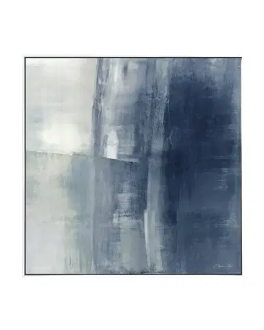Benson-Cobb Studios "Surfaces in Blue" Hand-Embellished Giclee, 49" Sq. | Thumbnail 1 Benson-Cobb Studios "Surfaces in Blue" Hand-Embellished Giclee, 49" Sq. | Thumbnail 1