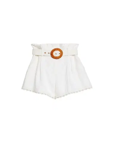 Cara Cara Pierce Belted Linen Shorts | Thumbnail 1 Cara Cara Pierce Belted Linen Shorts | Thumbnail 1