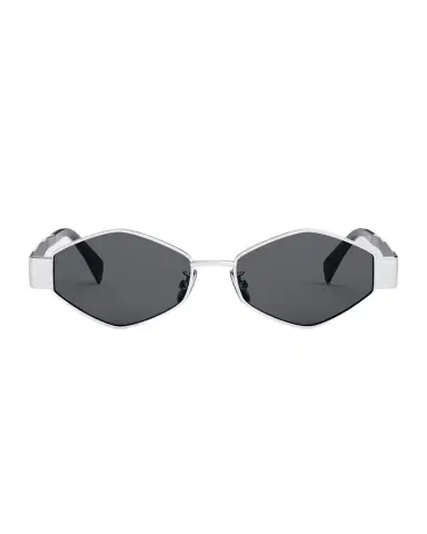 Celine Triomphe Round Metal & Acetate Sunglasses | Thumbnail 1 Celine Triomphe Round Metal & Acetate Sunglasses | Thumbnail 1