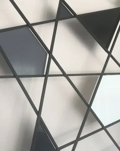 Karo Studios "Triangulation B/W" Wall Sculpture | Thumbnail 2 Karo Studios "Triangulation B/W" Wall Sculpture | Thumbnail 2