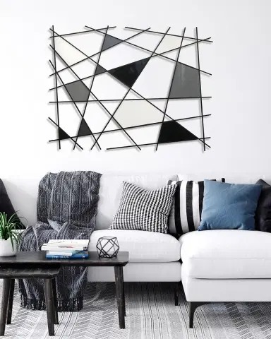 Karo Studios "Triangulation B/W" Wall Sculpture | Thumbnail 4 Karo Studios "Triangulation B/W" Wall Sculpture | Thumbnail 4