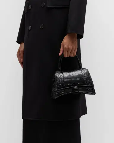 Balenciaga Hourglass Small Croc-Embossed Bag | Thumbnail 4 Balenciaga Hourglass Small Croc-Embossed Bag | Thumbnail 4