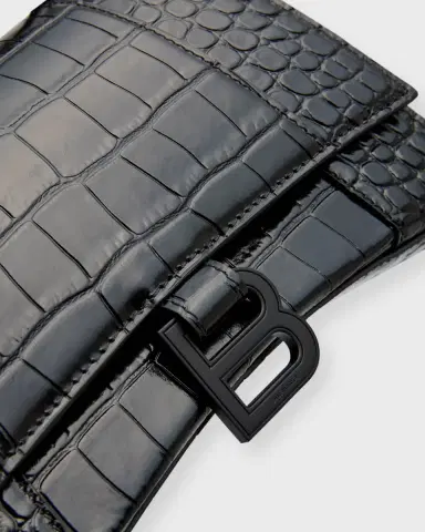 Balenciaga Hourglass Small Croc-Embossed Bag | Thumbnail 5 Balenciaga Hourglass Small Croc-Embossed Bag | Thumbnail 5
