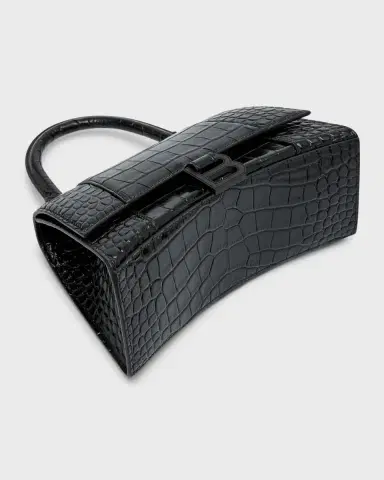Balenciaga Hourglass Small Croc-Embossed Bag | Thumbnail 7 Balenciaga Hourglass Small Croc-Embossed Bag | Thumbnail 7