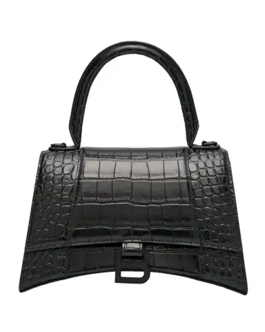 Balenciaga Hourglass Small Croc-Embossed Bag | Thumbnail 1 Balenciaga Hourglass Small Croc-Embossed Bag | Thumbnail 1