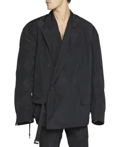 Balenciaga Men 's Oversized Packable Taffeta Jacket | Thumbnail 1 Balenciaga Men 's Oversized Packable Taffeta Jacket | Thumbnail 1