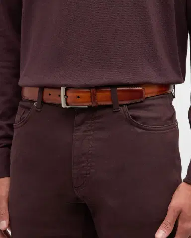 Magnanni Men's Vega Leather Belt | Thumbnail 2 Magnanni Men's Vega Leather Belt | Thumbnail 2