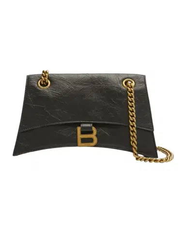 Balenciaga Crush Small Crinkled Leather Shoulder Bag | Thumbnail 1 Balenciaga Crush Small Crinkled Leather Shoulder Bag | Thumbnail 1