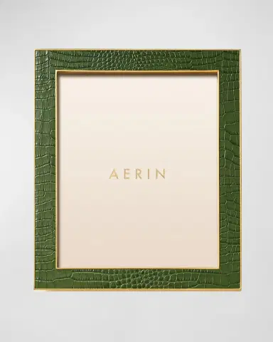 AERIN Classic Croc Leather Photo Frame | Thumbnail 2 AERIN Classic Croc Leather Photo Frame | Thumbnail 2