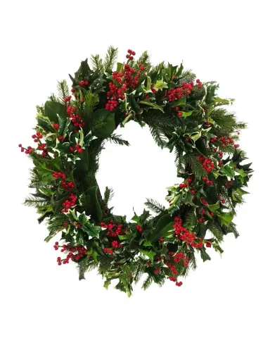 Winward Home 30" Holly Holiday Wreath | Thumbnail 1 Winward Home 30" Holly Holiday Wreath | Thumbnail 1