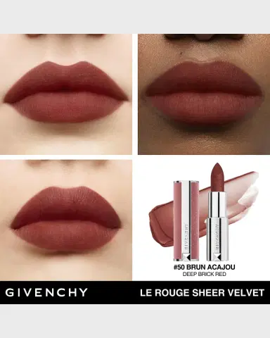 Givenchy Le Rouge Sheer Velvet Lipstick | Thumbnail 3 Givenchy Le Rouge Sheer Velvet Lipstick | Thumbnail 3